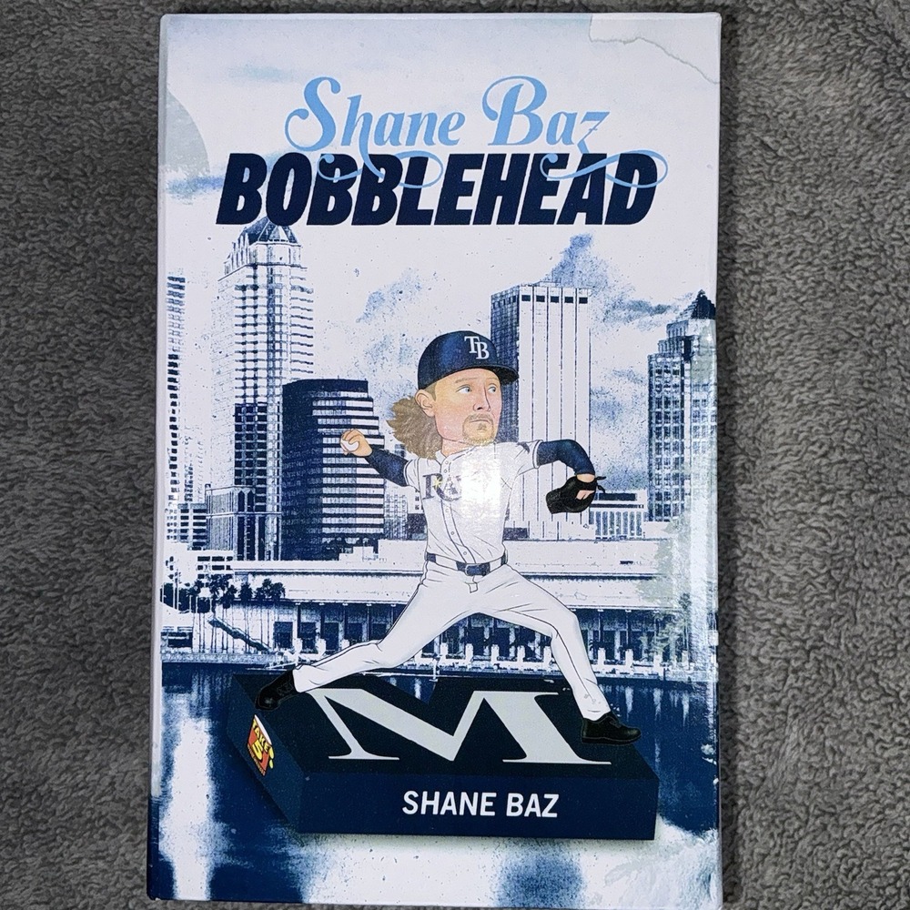 Shane Baz Tampa Bay Rays Bobblehead‎ SGA  6/19/2025 Wizard Of Baz